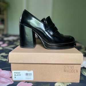Steve Madden Chunky Heeled Loafers